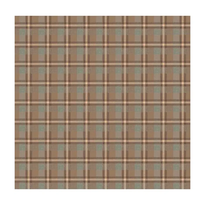 Sonny Brown Heritage Tartan Wallpaper Sidewall Chesapeake PUR09162