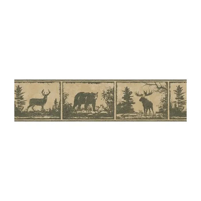 Barnaby Moss Wild Metalworks Border - Chesapeake Wallcovering