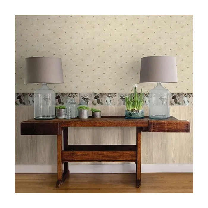 Tarpon Birch Birch River Wallpaper Border Chesapeake TLL01501B