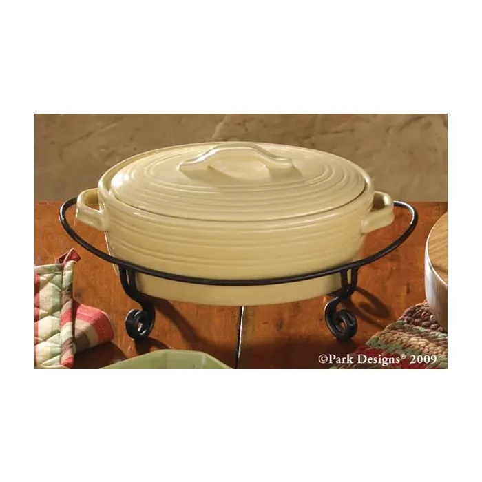 Park Designs Oval Caddy Brown Burl Finish
