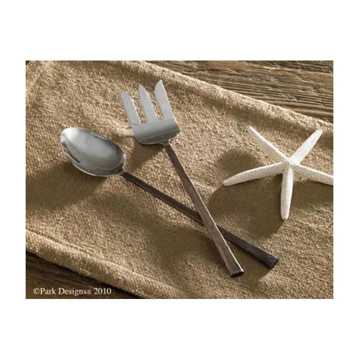 Copper Handle Serving Set Flatware