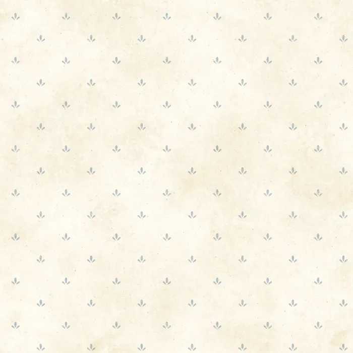 Ella Blue Paw Print Toss Wallpaper Sidewall Chesapeake BBC66412