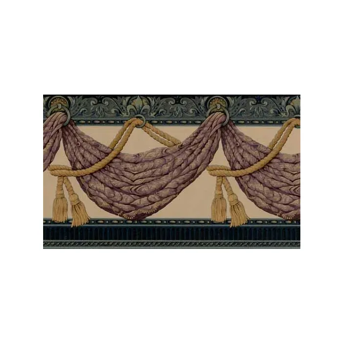 Swag and Tassel Wall Paper Border