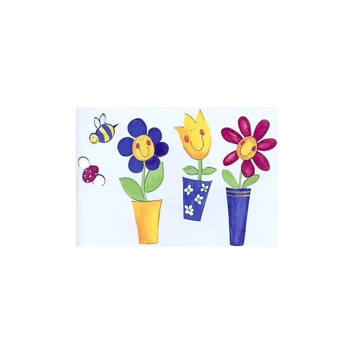 Flower and Bee Wallies