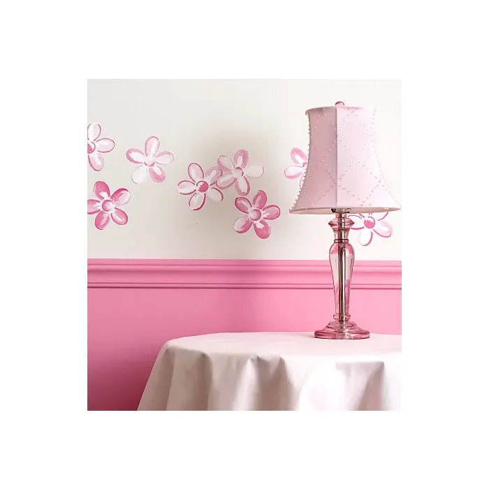 Pretty Pink Flower Wallies