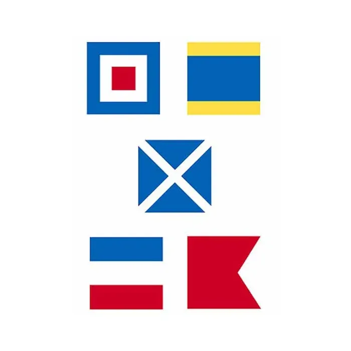Nautical Flags Wallies