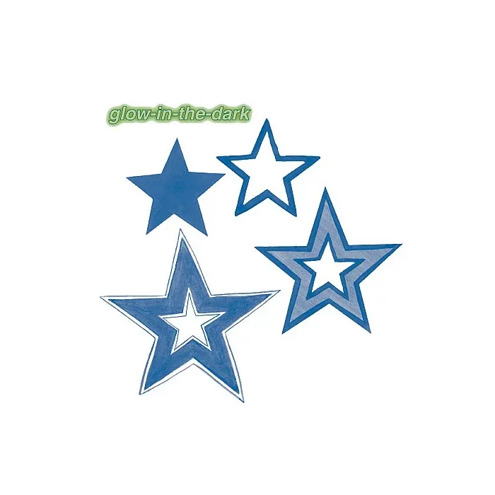 Glow-in-the-Dark Star Wallies