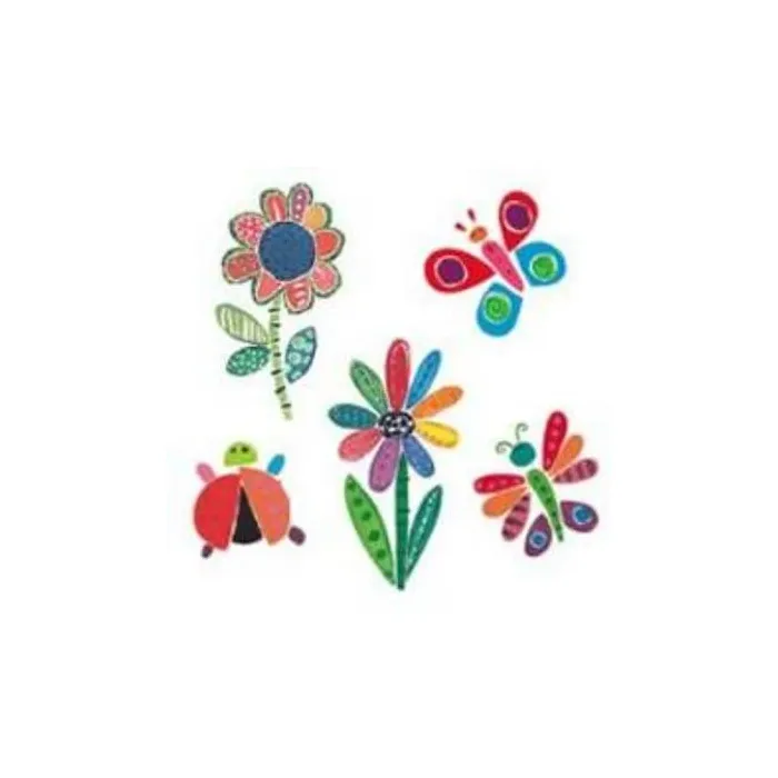 Jennys Flowers and Bugs Wallies