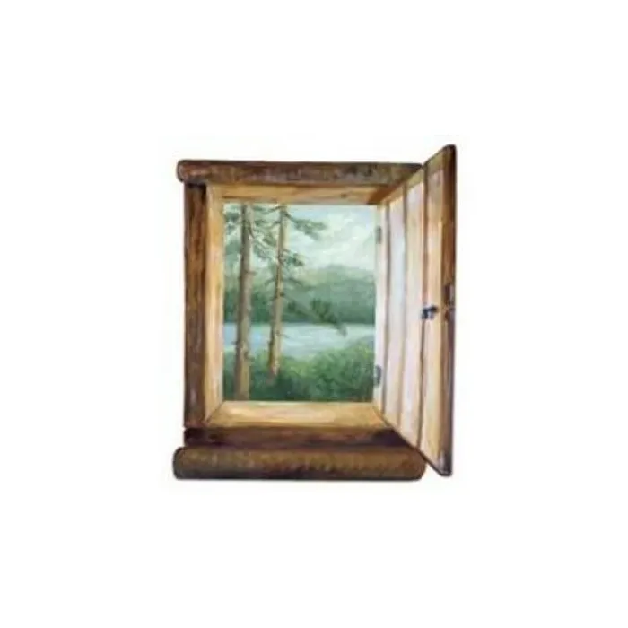 Cabin Window Wallies Mural