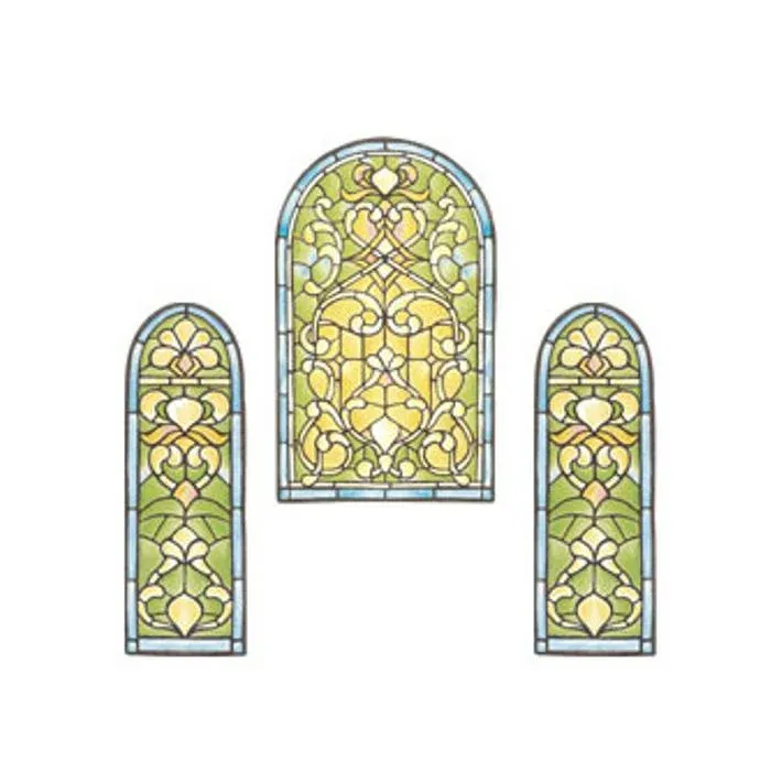 Stained Glass Window Wallies