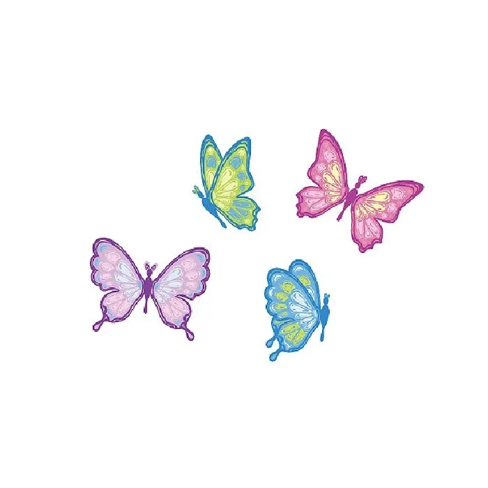 Large Butterfly Wallies