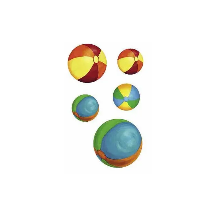 Beach Balls Wallie Mural