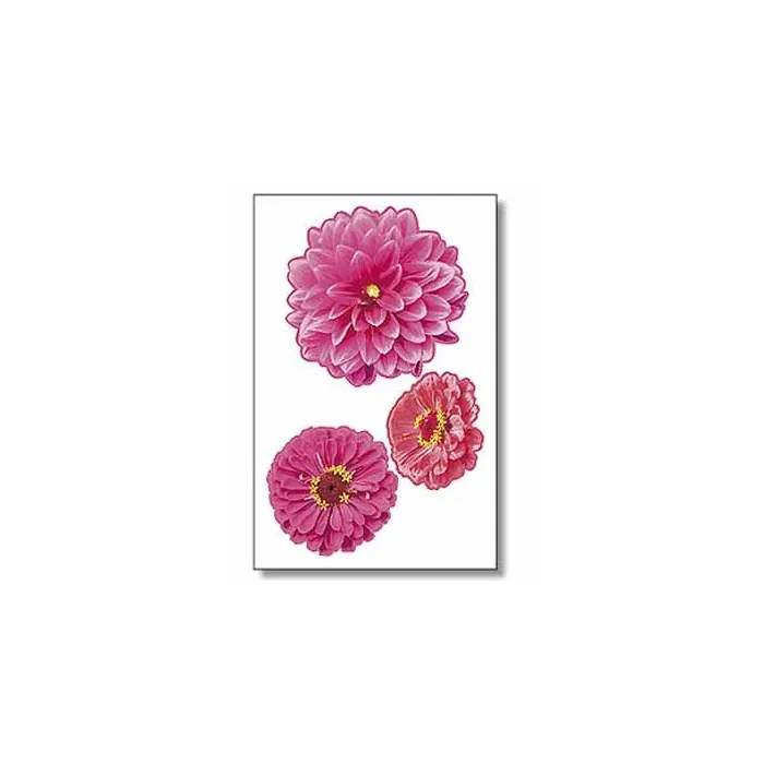 Zinnias Self-Adhesive Wallies
