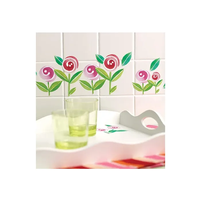 Lollipop Flower Self-Adhesive Wallies