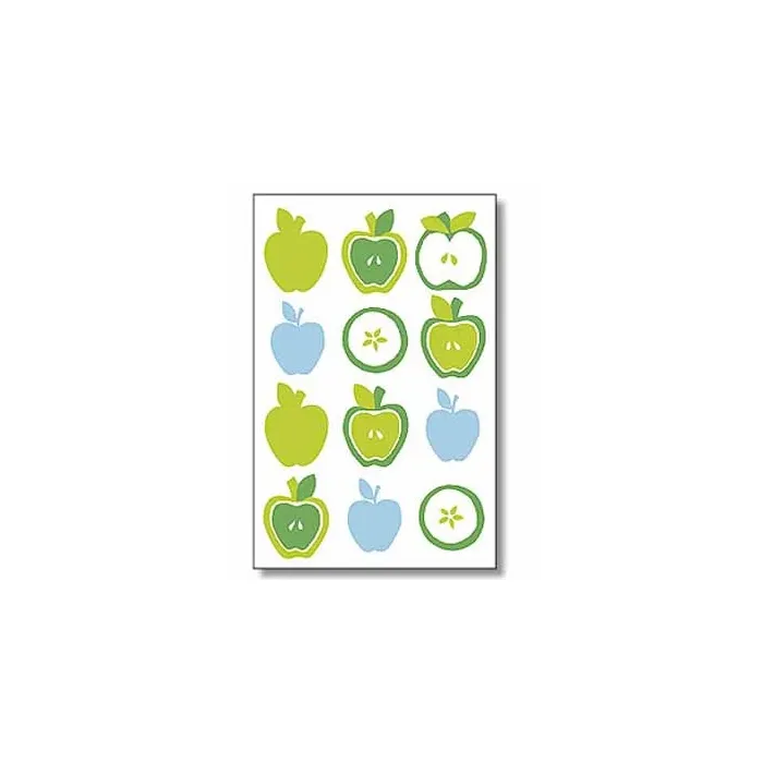 Green Apples Self-Adhesive Wallies