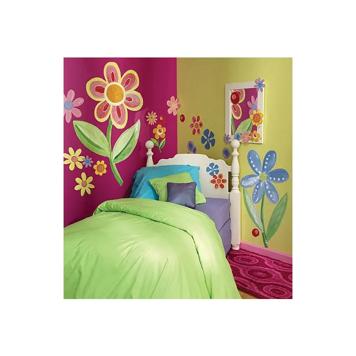 Big Flower Wallies Mural
