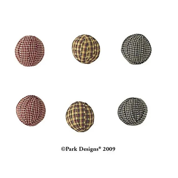 1.5 inch Rag Ball Blk, Rd, Mst S 6