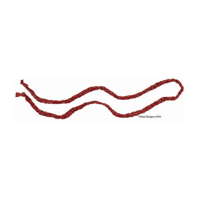 Braided Garland 8 Ft - Red