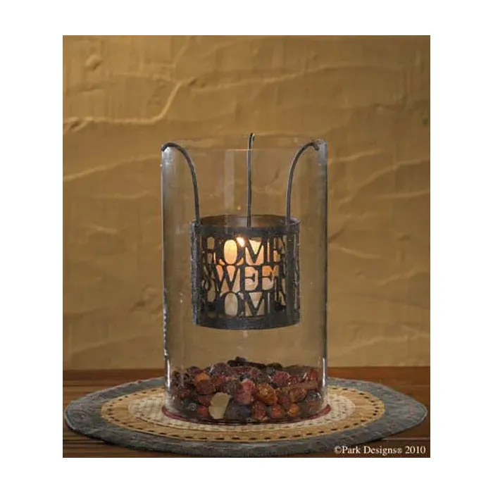 Home Swt Home Votive Hld W gls
