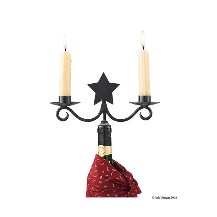 Forged Star Wine Bottle Topper