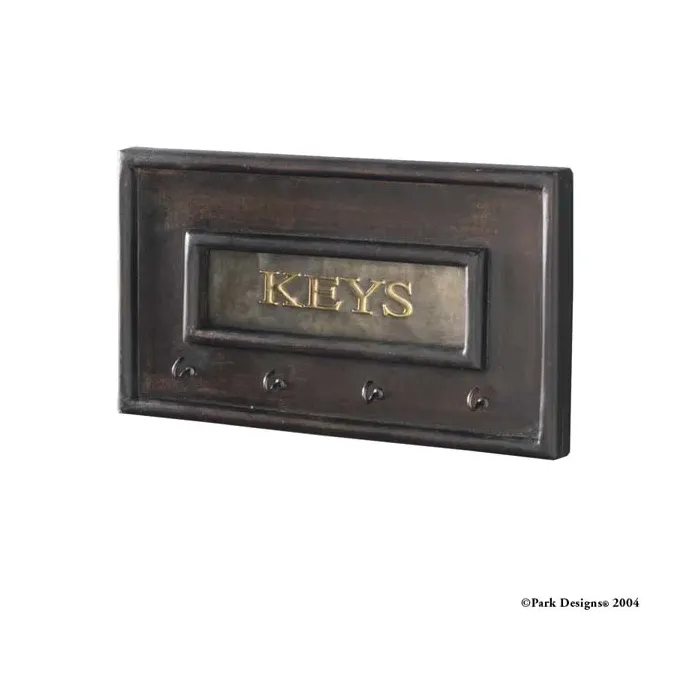 Wood brass Key Hook