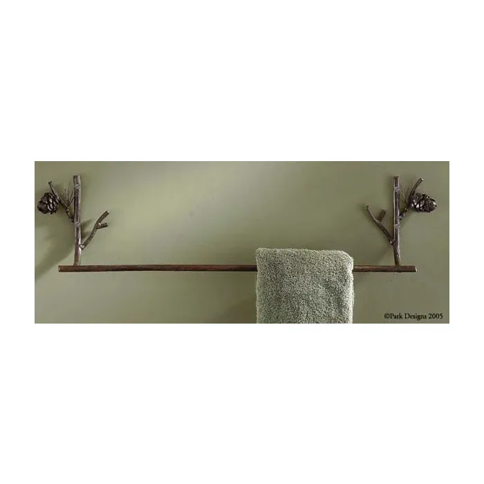 Pine Lodge Towel Bar 24 inch