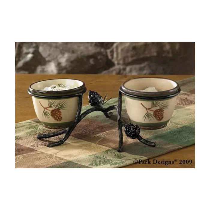 Pine Lodge Dip Bowl Caddy
