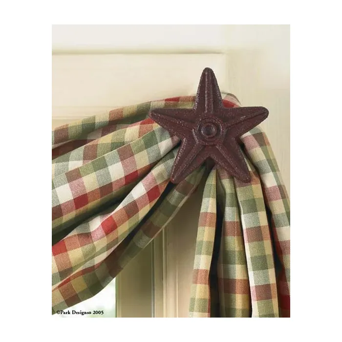Cast Star Curtain Hook Red