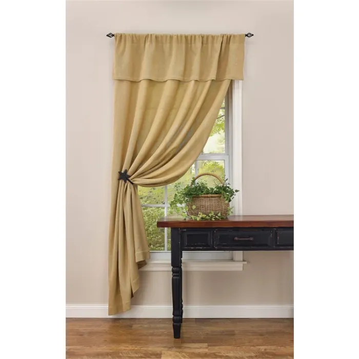 Star Design Curtain Tie Backs - Pair Of 2