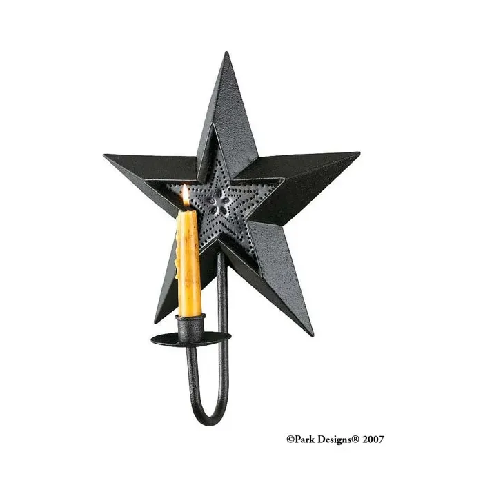 Black Star Sconce