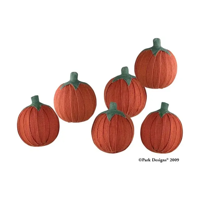 2.5 inch Pumpkin Rag Balls S 6