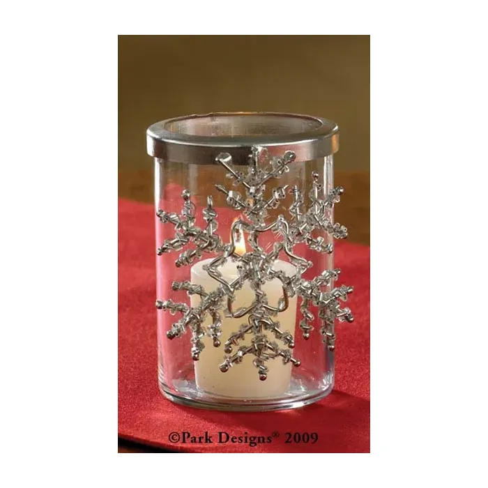 Snowfall Votive Holder