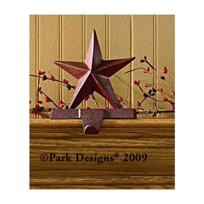 Star Stocking Hngr Red