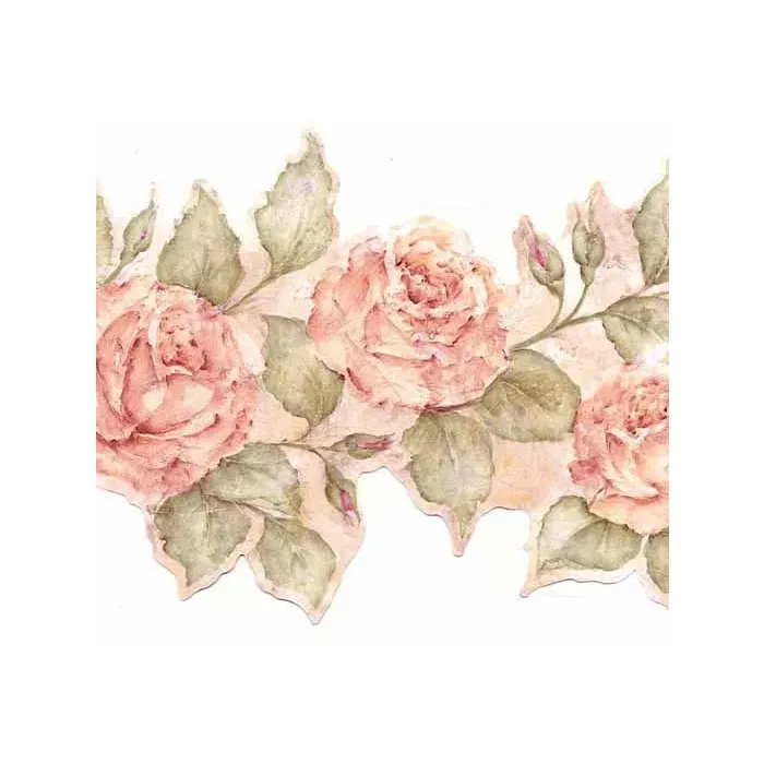 Rose Die Cut Wallpaper Border