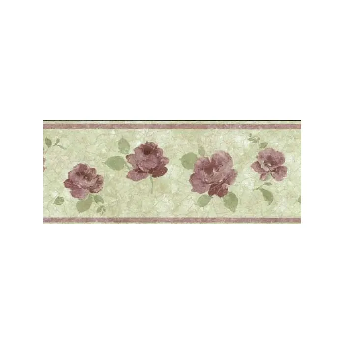 Crackle Oriental Blossom Wallpaper Border