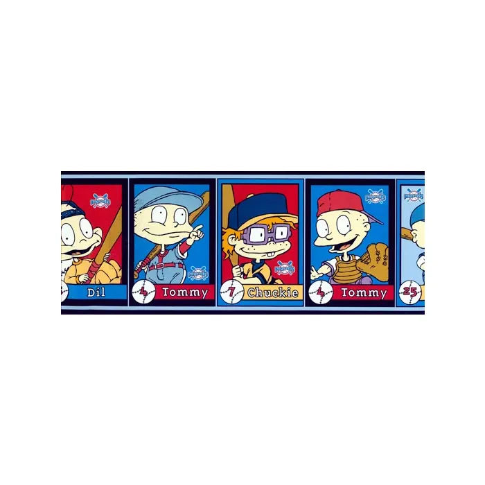 Rugrats Baseball Wallpaper Border