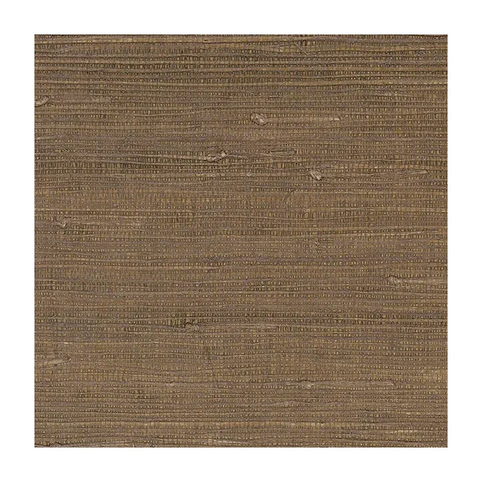 Extra Fine Raw Jute with Pearl Wallpaper Brown, Pearl Norwall Wallcovering 488-421