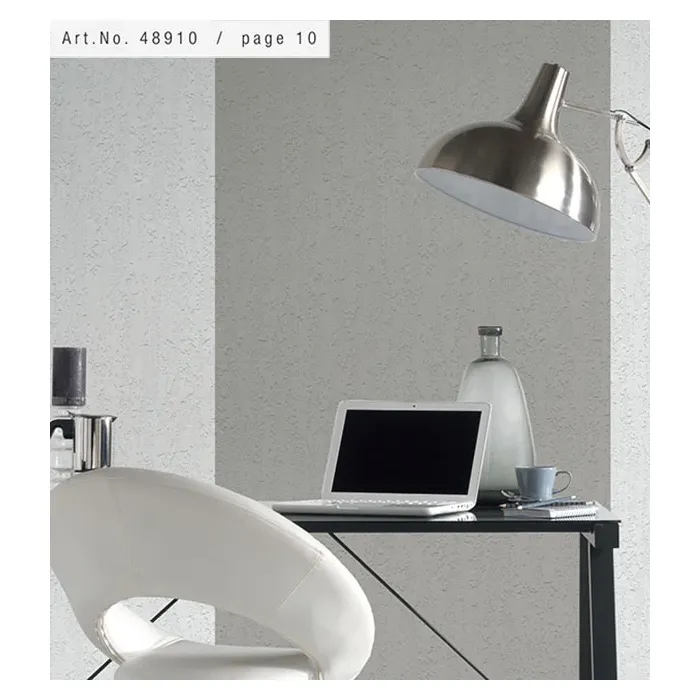 Aged Plaster Texture Paintable Wallpaper White Norwall Wallcovering 48910