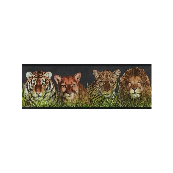 Big Cats Wallpaper Border