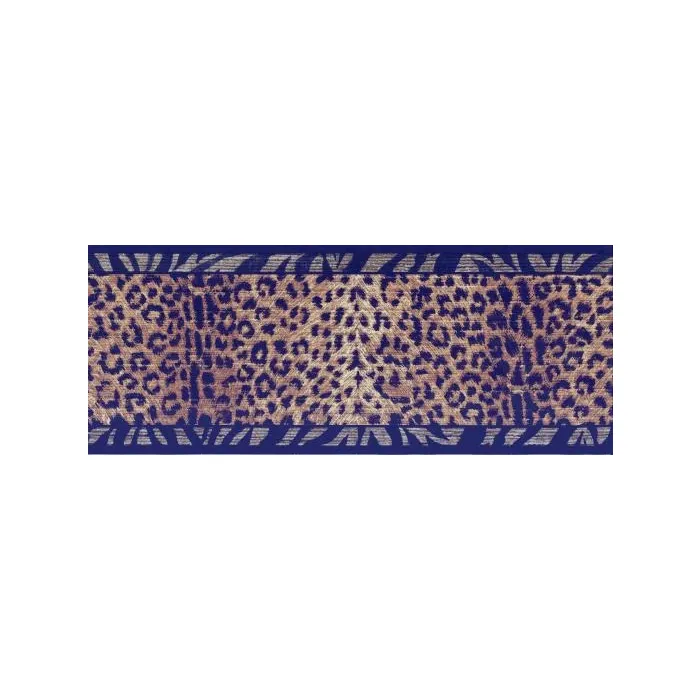 Brown Animal Print Wallpaper Border