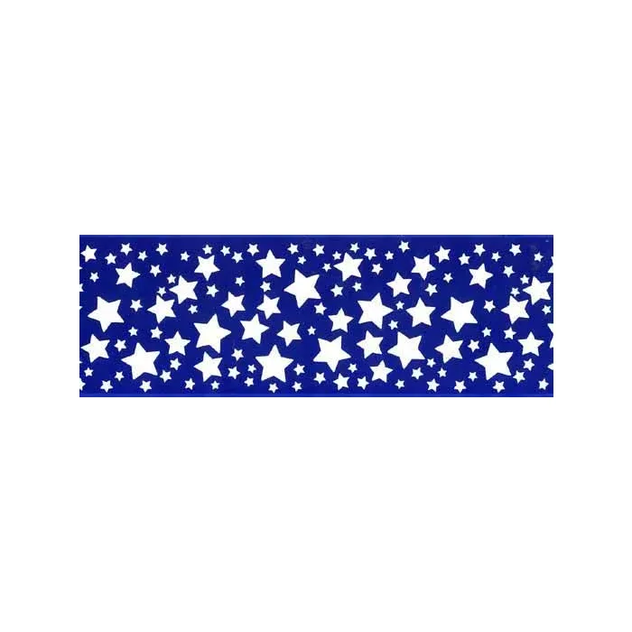White Stars Glow in the Dark Wallpaper Border