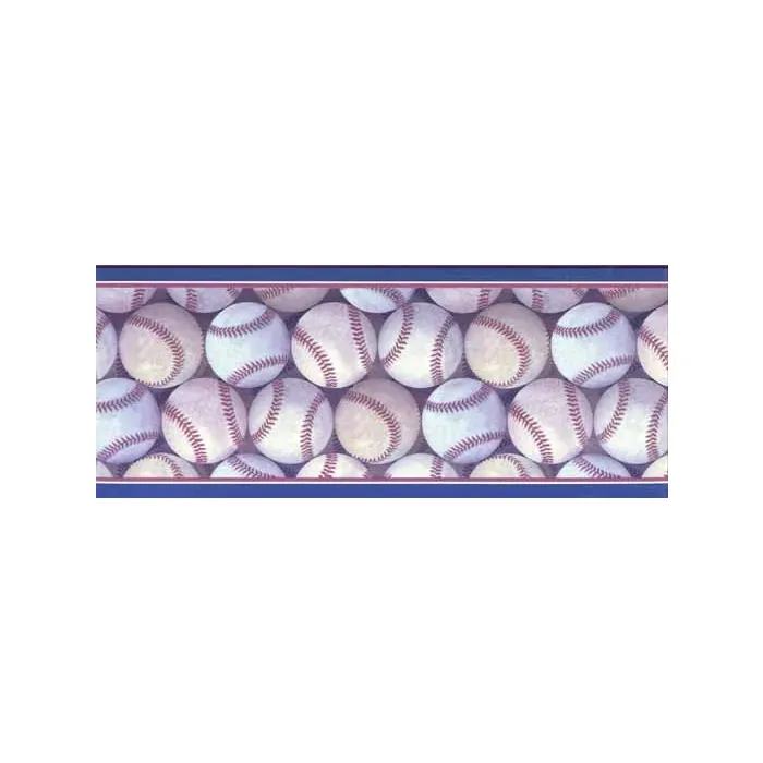 Baseballs Galore Wallpaper Border