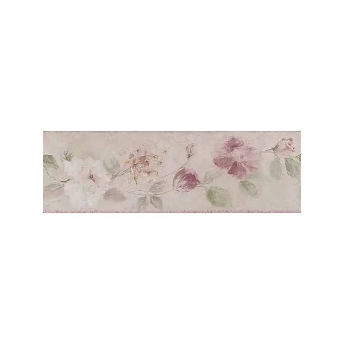 Soft Rose Wallpaper Border