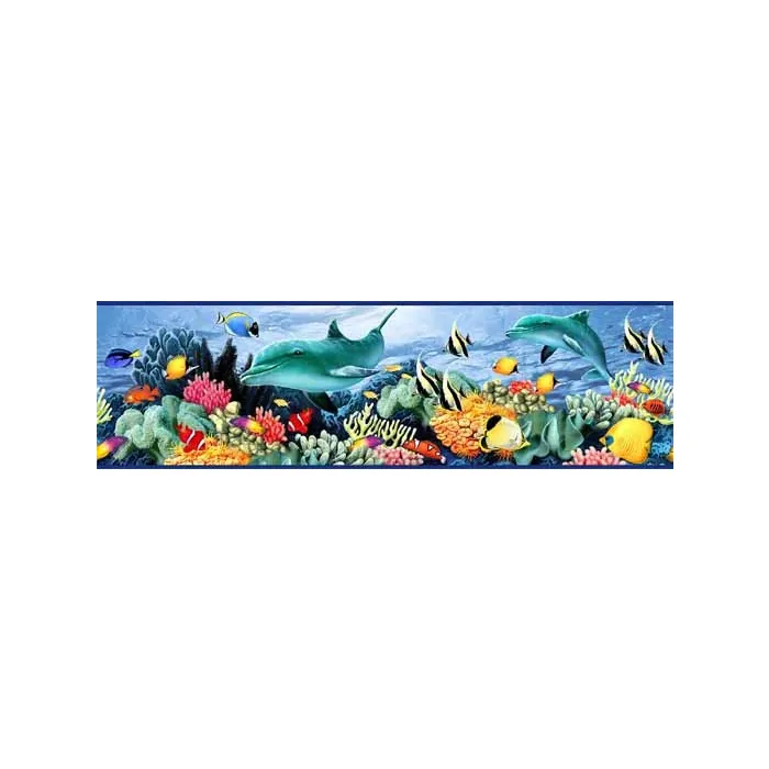 Blue Ocean Life Wallpaper Border