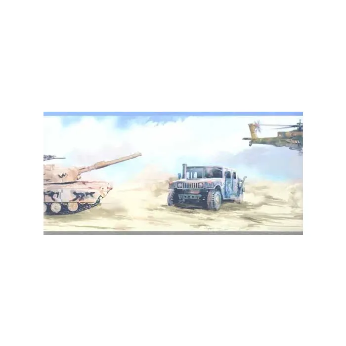 Army Tank Wallpaper Border