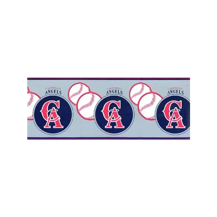 California Angels Baseball Logo Wallpaper Border