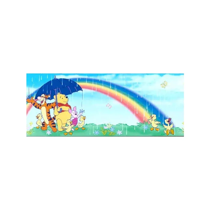 Winnie the Pooh Rainbow Disney Wallpaper Border