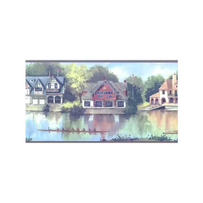 Rowing Teams Wallpaper Border