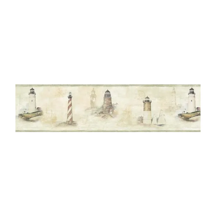 Chapin Green Sunset Waters wallpaper border Chesapeake DLR53501B