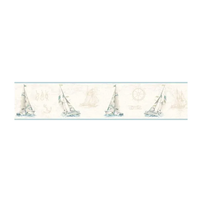 Destin Green Water'S Edge wallpaper border Chesapeake DLR53593B